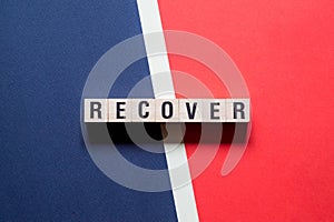 Recover word concept on cubes