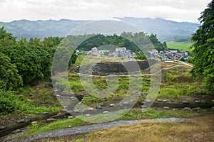 Recovered Frech trenches in Dien Bien Phu photo