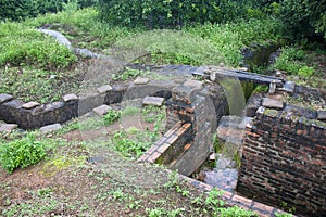 Recovered French trenches in Dien Bien Phu