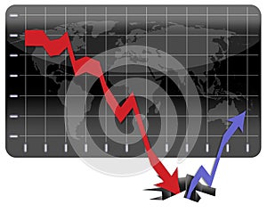 Recupero a livello globale economico crisi 