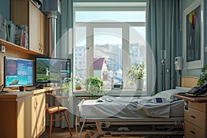 Recovery Room with Mountain View