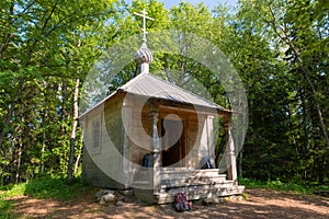 Recreated Eleazarov Chapel in the Eleazarov Desert