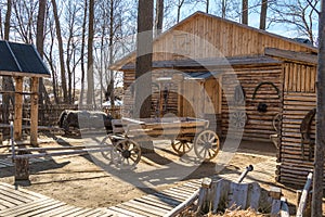 Recreated Rustic barn in the Park Patriot