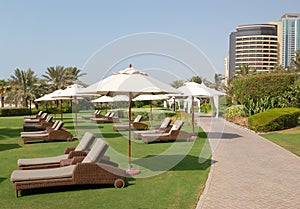 Recreation area of luxurios hotel