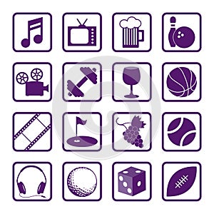 Recreation Icons