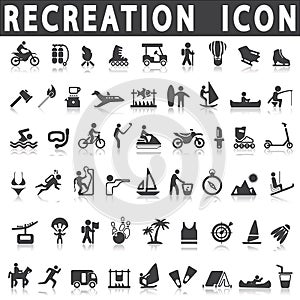 Recreation icons