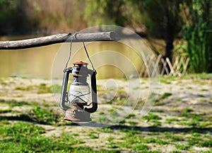 Recreation place in Danube delta