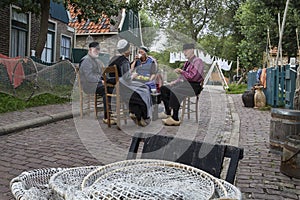 19th century Dutch fishing village - Zuiderzee - Netherlands