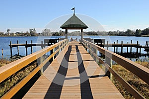 Recreational Deck on the Lake