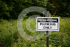 Recreational parking