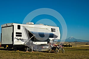 Recreational vechicle RV camping