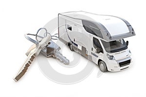 Recreational vehicle with keys