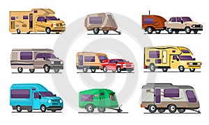 Recreational Vehicles Flat Set