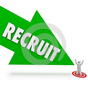 Recruit Arrow Hire Job Candidate Find Best Employee