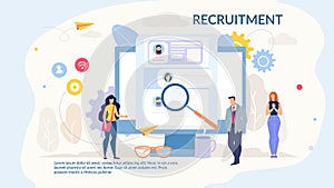 Recruitment Design Webpage for Hiring Service