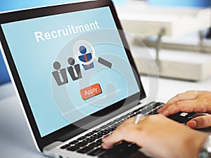 Recruitment Hiring Employment Human Resources Concept