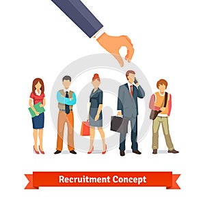 Recruitment and human resources concept