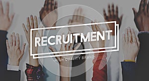 Recruitment Human Resources Employment Hiring Concept