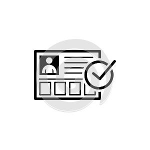 Recruitment Icon. Business Concept. Flat Design