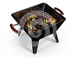 Rectangle Charcoal Grill