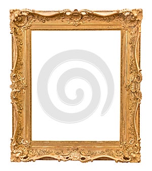 Rectangle decorative golden picture frame