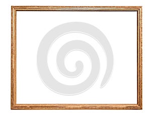 Rectangle decorative golden picture frame