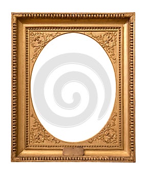 Rectangle decorative golden picture frame