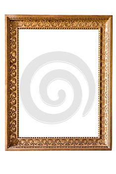 Rectangle decorative golden picture frame