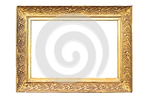 Rectangle decorative golden picture frame