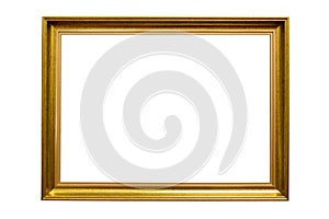 Rectangle decorative golden picture frame