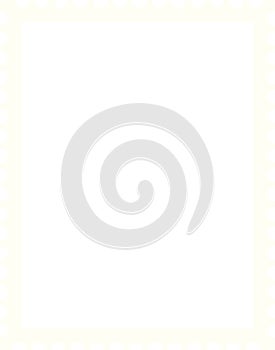 Rectangle Frame Postage Stamp Style