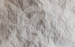 Rectangle Lined note paper crumpled texture