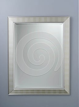 Rectangle mirror created by metal frame