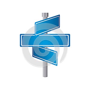 rectangle shape with metal pointer with three directions