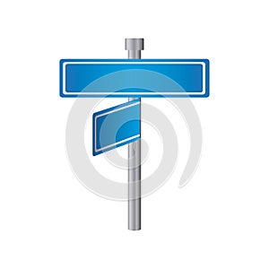 rectangle shape with metal pointer with two directions and one in front view