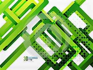 Rectangle tube elements, vector background