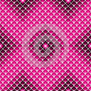 Rectangles seamless pattern. Geometric tile texture with pink lozenges