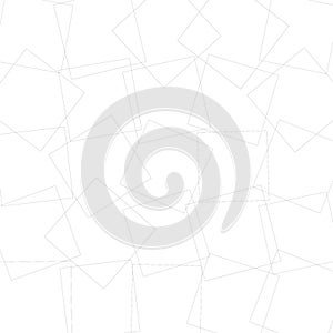Rectangular, angular pattern, texture with intersecting, overlapping thin lines of random squares