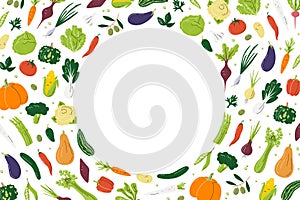 Rectangular banner with round shaped copy space