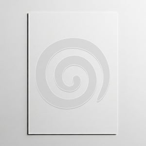 Is rectangular with clean sharp edges and is positioned slightly