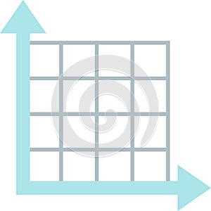 Rectangular Coordinate Systems and Graphs. Flat vector illustration.