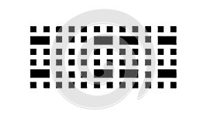 Rectangular Dot Pattern, Abstract Geometric Texture, vector design Generative AI