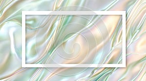 Rectangular frame set against a background of abstract