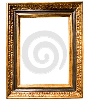 Rectangularframe for photo on isolated background