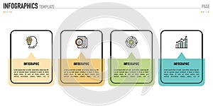 Rectangular infographic for business presentation