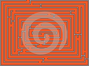 Rectangular maze