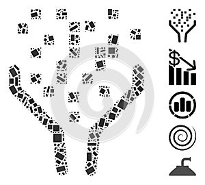 Rectangular Mosaic Data Processing Funnel