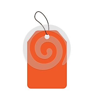 Orange coloured Sell tag tag for different use