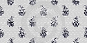 Rectangular seamless Boho Print vector design for rug, carpet, tapis, shawl, towel, textile, yoga mat. Neck scarf or kerchief