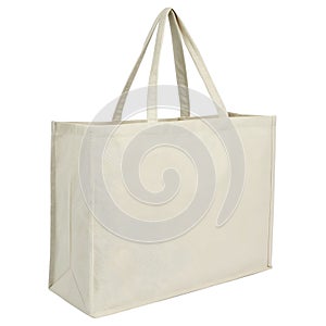 Rectangular Shopping Bag Isolated on White Background